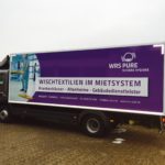 Werbebeschriftung WRS LKW Folienbeschriftung