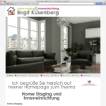 Webseite Birgit Kusenberg www.homestaging-kusenberg.de